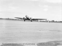 Dakota aircraft being marshalled off at Salisbury airfield.jpg